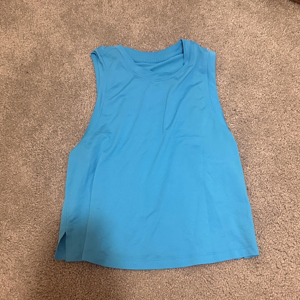 lululemon athletica Vibrant Blue Muscle Tee